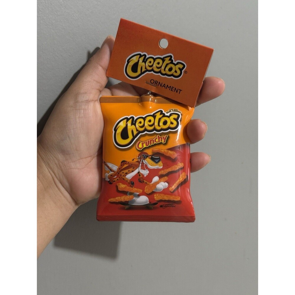 Cheetos Christmas Novelty Ornament Orange Red Yellow cheetah